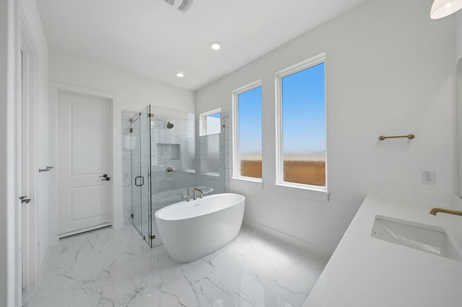 Furnished interior view inside a new home in Furst Ranch, Argyle (Image 10).