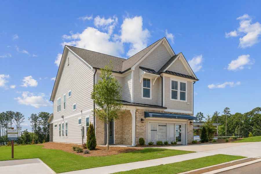 Representative exterior photo of a completed home built from the The Whitmore by Windsong Properties in Legacy Downs, Canton, GA (Image 24). Representative exterior photo of a completed home built from the The Whitmore by Windsong Properties in Legacy Downs, Canton, GA (Image 24).