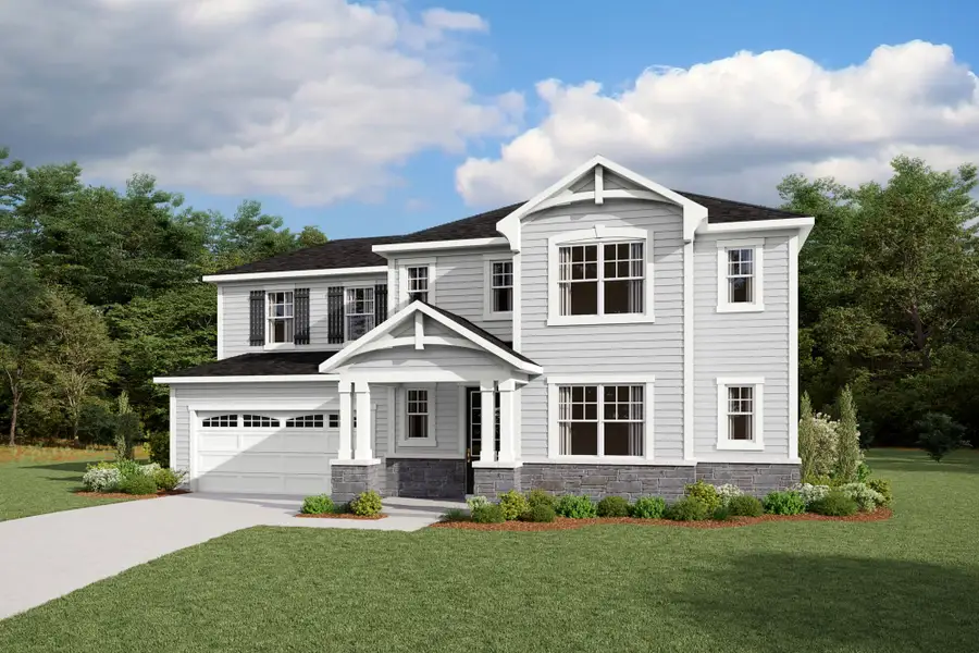 Representative exterior photo of a completed home built from the Eldorado by Mattamy Homes in The Preserve At Reedy Creek, Benson, NC (Image 23).