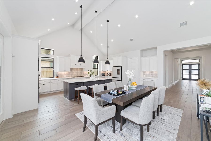 Furnished interior view inside a new home in Cross Creek Ranch, Fulshear (Image 8).