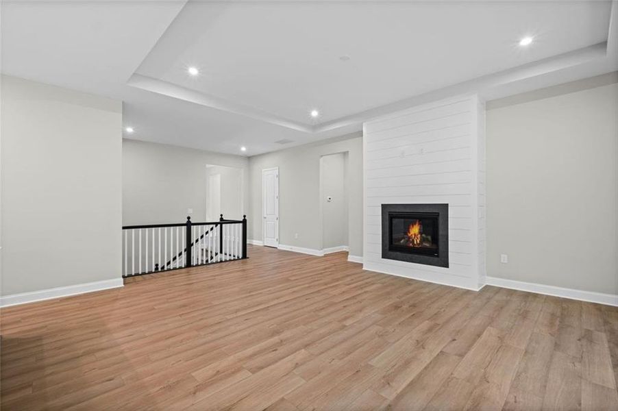 Spacious, unfurnished interior of a new home in Governor’s Preserve, Canton (Image 29).