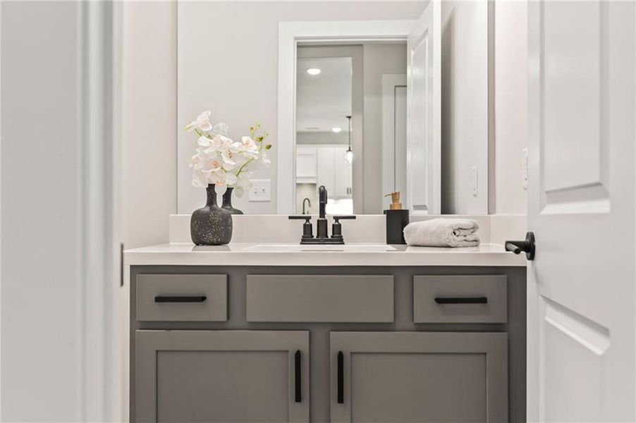 Close-up of interior finishes inside a home in Oak Valley Estates, Marietta (Image 20).