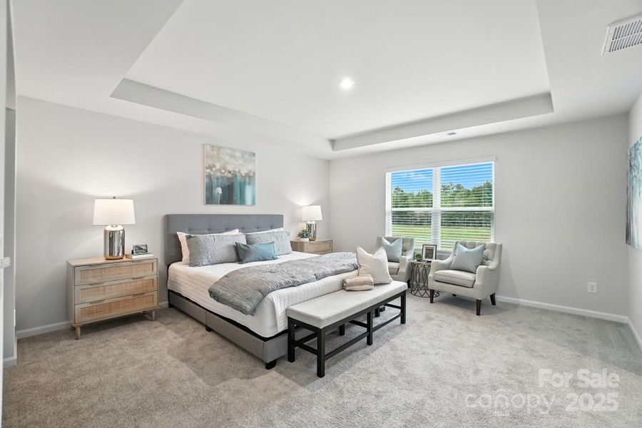 Furnished interior view inside a new home in Waxhaw Landing, Monroe (Image 37).