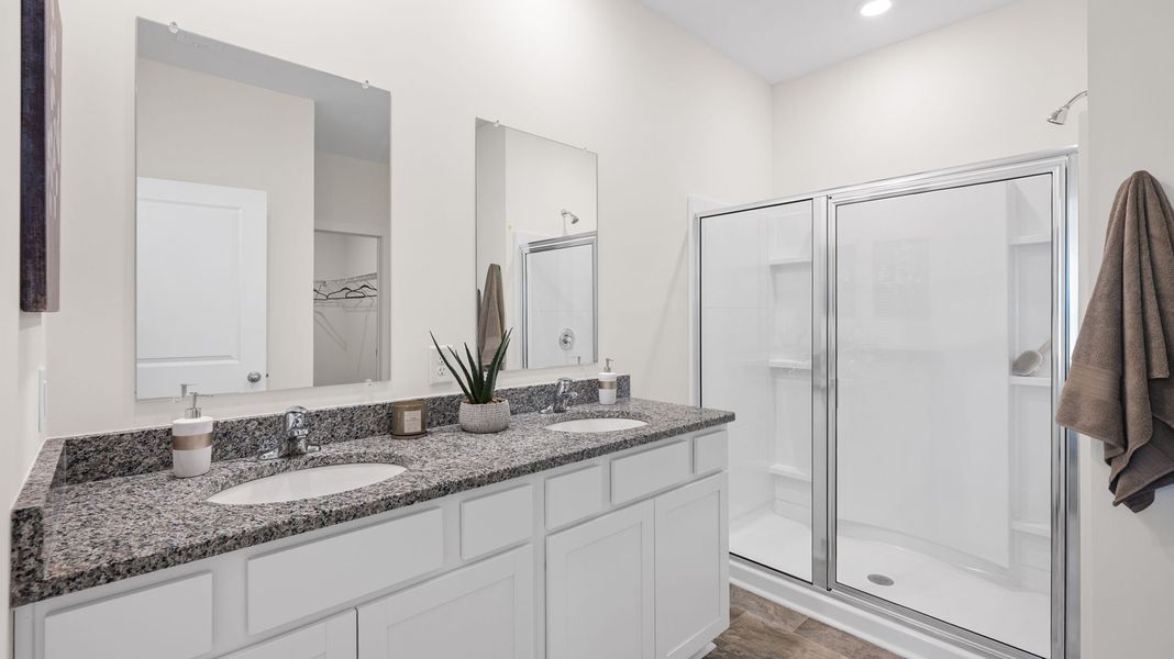 Furnished interior view inside a new home in The Cove at Thrasher Landing, Hixson (Image 30).