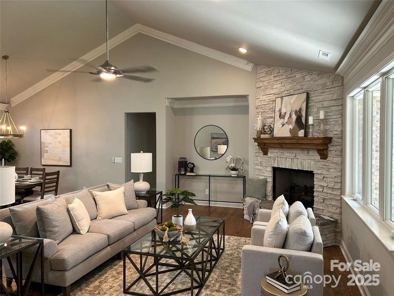 Furnished interior view inside a new home in , Denver (Image 6). Furnished interior view inside a new home in , Denver (Image 6).