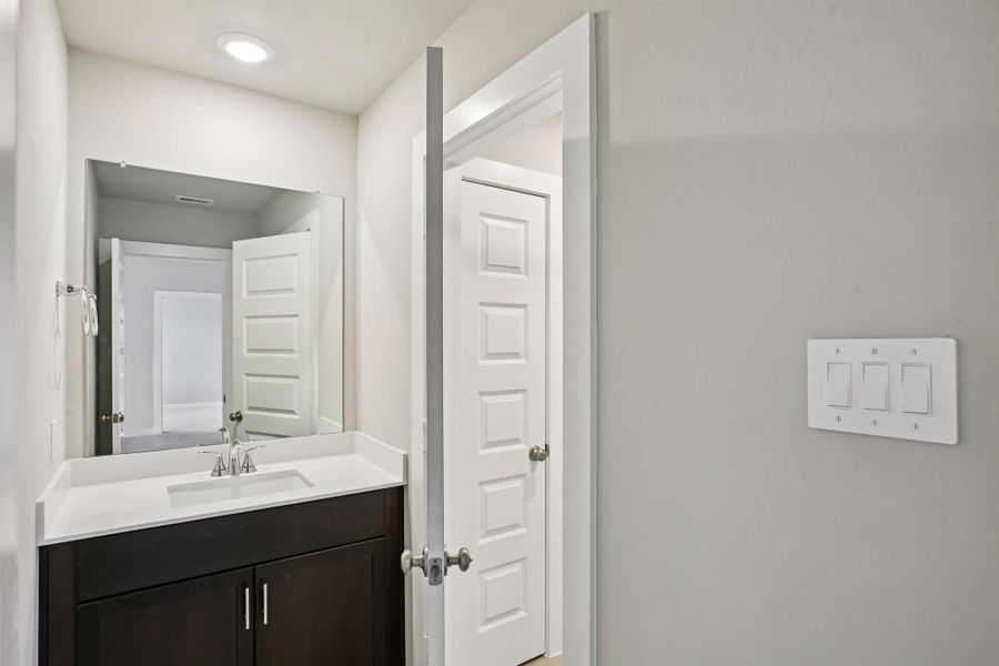 Photo is not of the actual home but is an inspirational photo of builder’s model home and may depict options, furnishings, and/or decorator features that are not included.