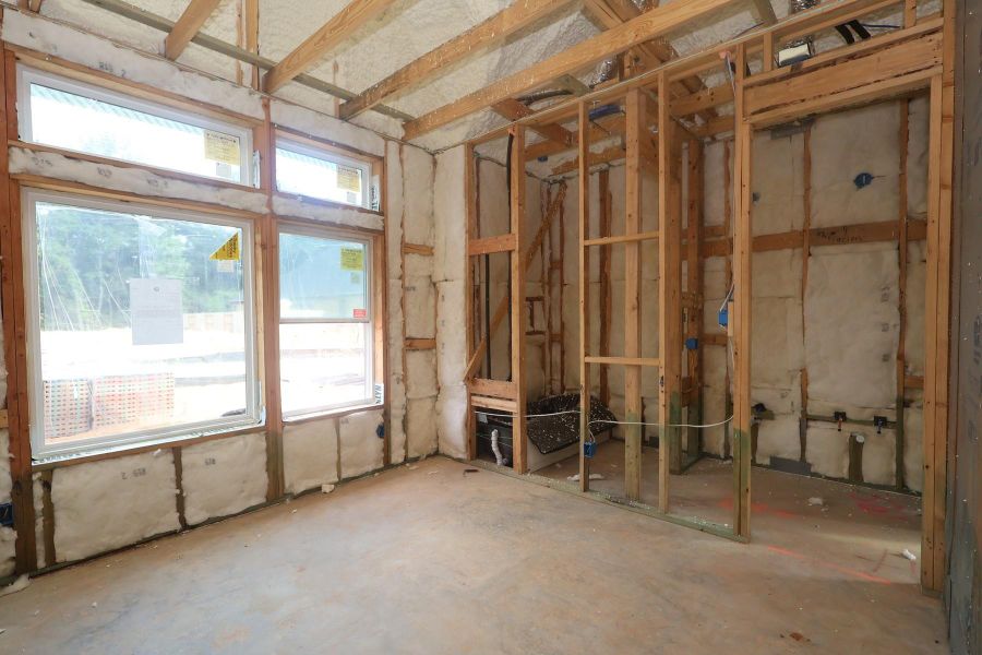 In-progress construction of a new home in The Woodlands Hills - Premier Collection, Willis, TX (Image 23).