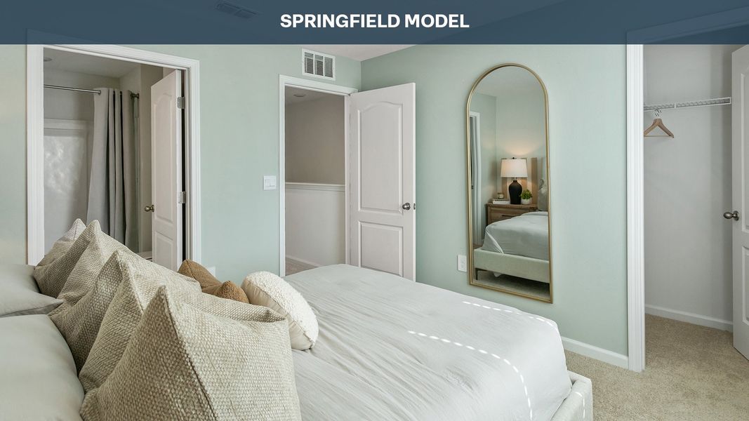 Furnished interior view inside a new home in Stokes Landing, St. Augustine (Image 13).