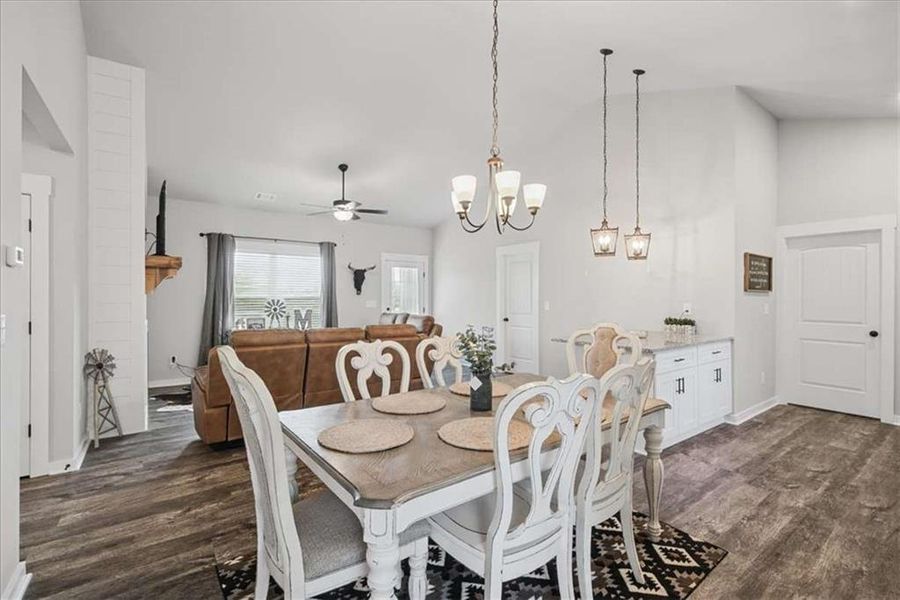 Furnished interior view inside a new home in , Tallapoosa (Image 15).