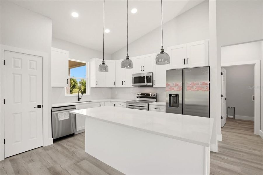 Furnished interior view inside a new home in , Sebring (Image 9).