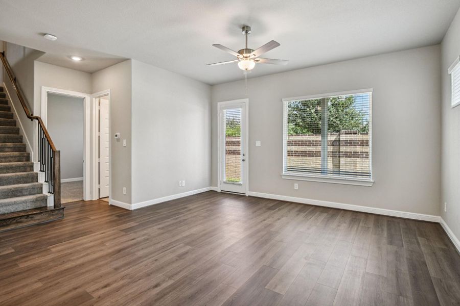 Spacious, unfurnished interior of a new home in Spring Brook Village - Luxe Series, Houston (Image 41).