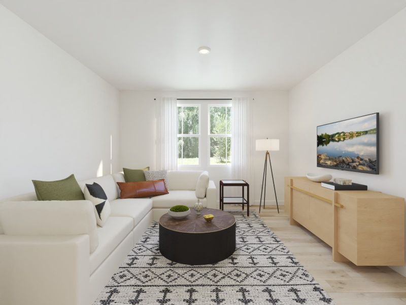 Furnished interior view inside a new home in Station Hill - Estate Series, Franklin (Image 5).