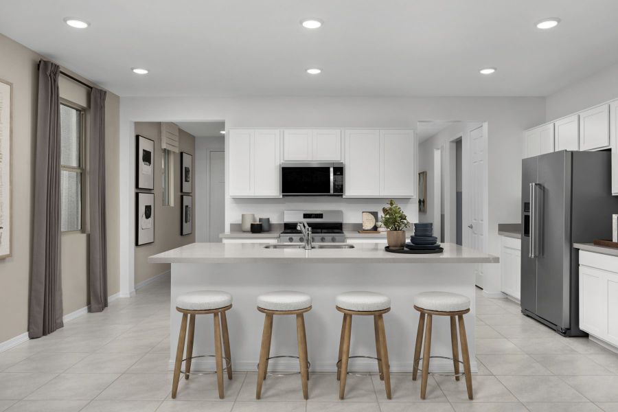 Representative furnished interior of a home built from the Cedar by Mattamy Homes in Baker Farms, Phoenix (Image 7).