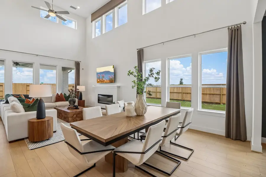 Representative furnished interior of a home built from the Sullivan by Taylor Morrison in Ryehill, Rosenberg (Image 13).