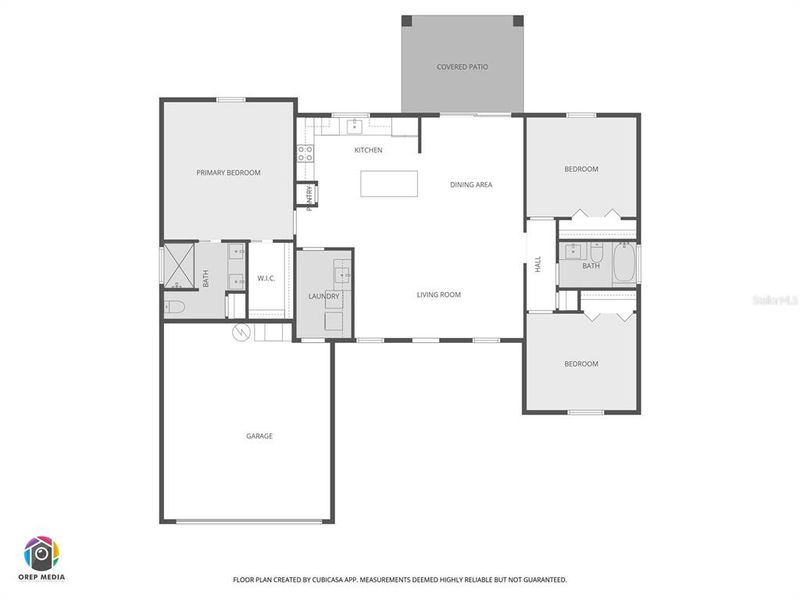 2D floor plan layout of this home in , Belleview, FL (Image 5). 2D floor plan layout of this home in , Belleview, FL (Image 5).
