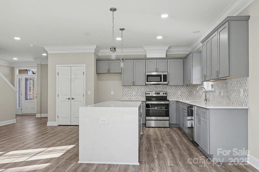Furnished interior view inside a new home in , Matthews (Image 6).