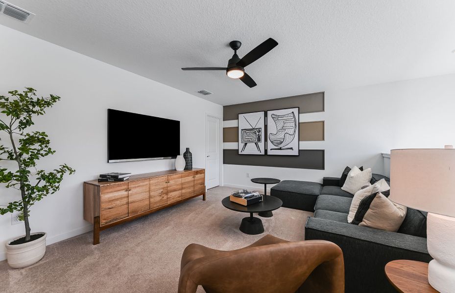 Furnished interior view inside a new home in Spencer Glen, Riverview (Image 3).