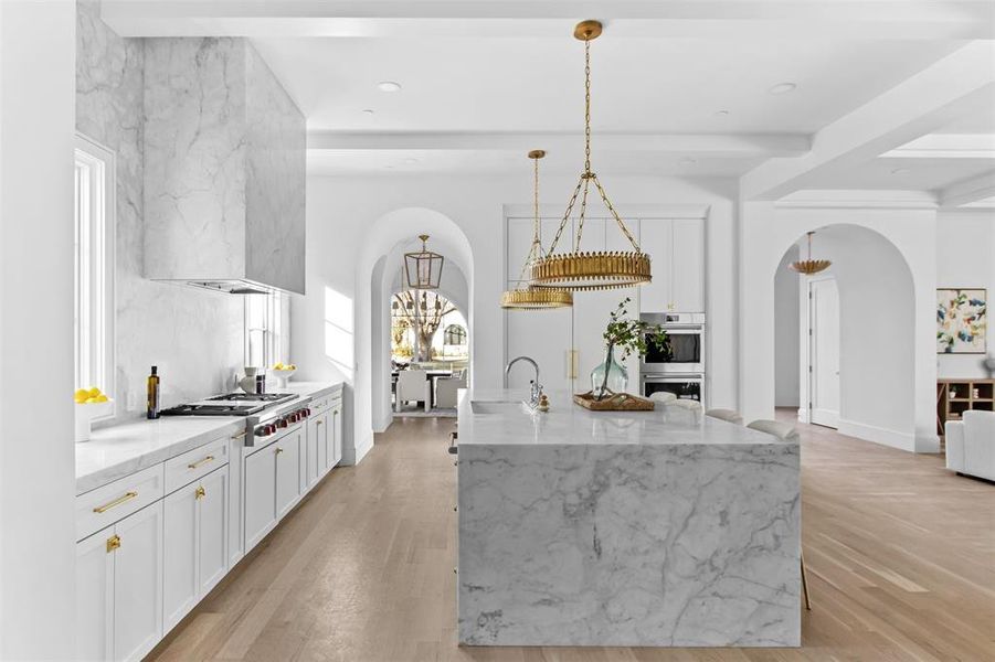 Furnished interior view inside a new home in , Dallas (Image 15).