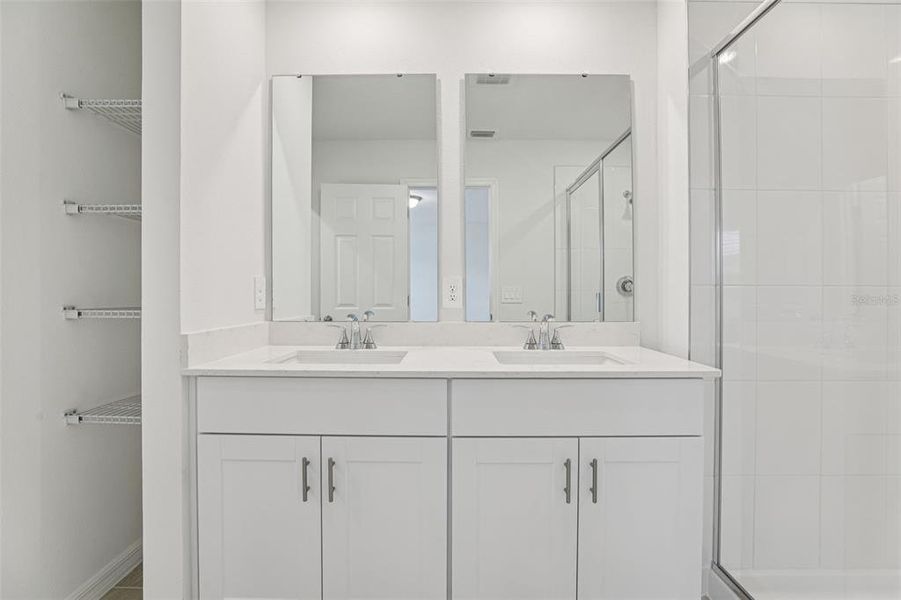 Furnished interior view inside a new home in Cagan Crossings West, Clermont (Image 10).