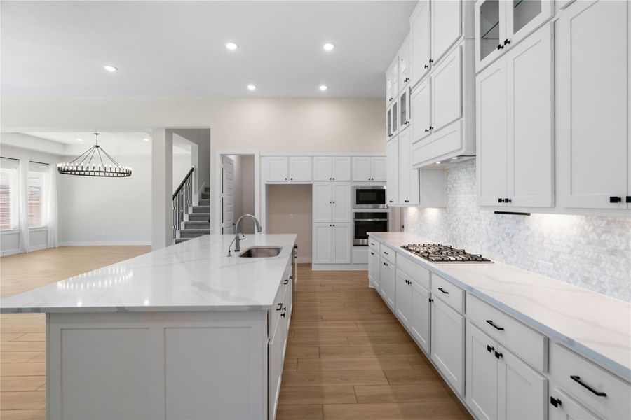 Furnished interior view inside a new home in Woodson’s Reserve, Spring (Image 13).