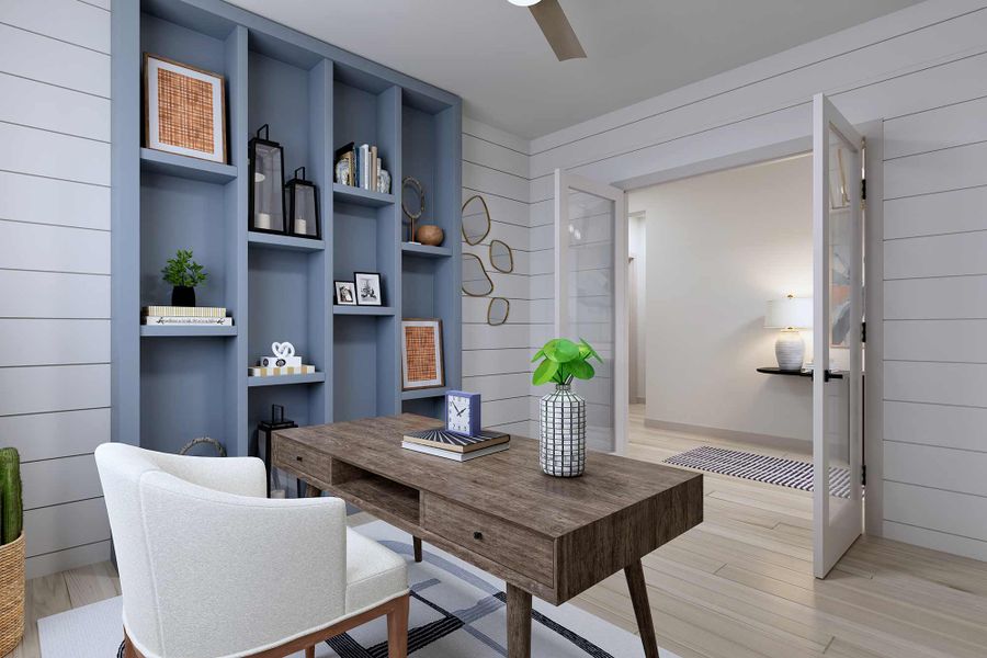 The Hyacinth - Optional Enclosed Study