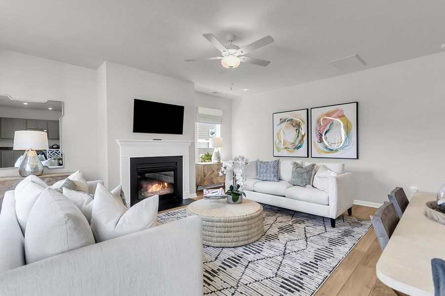 Furnished interior view inside a new home in , Summerville (Image 8).
