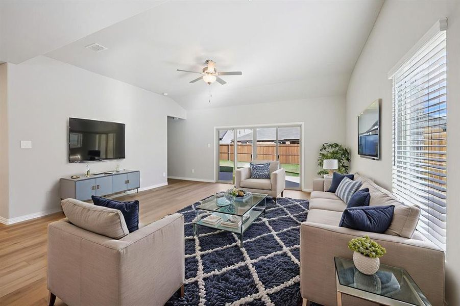 Furnished interior view inside a new home in Stonehaven, Seagoville (Image 13).