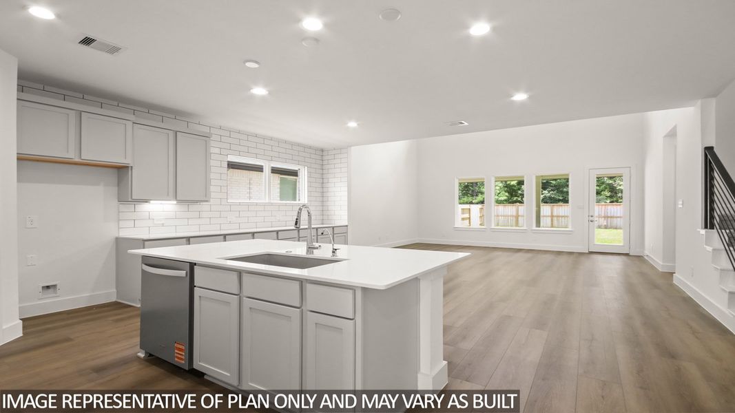 Representative furnished interior of a home built from the Sapphire by D.R. Horton in Hills of Westlake, Conroe (Image 10).