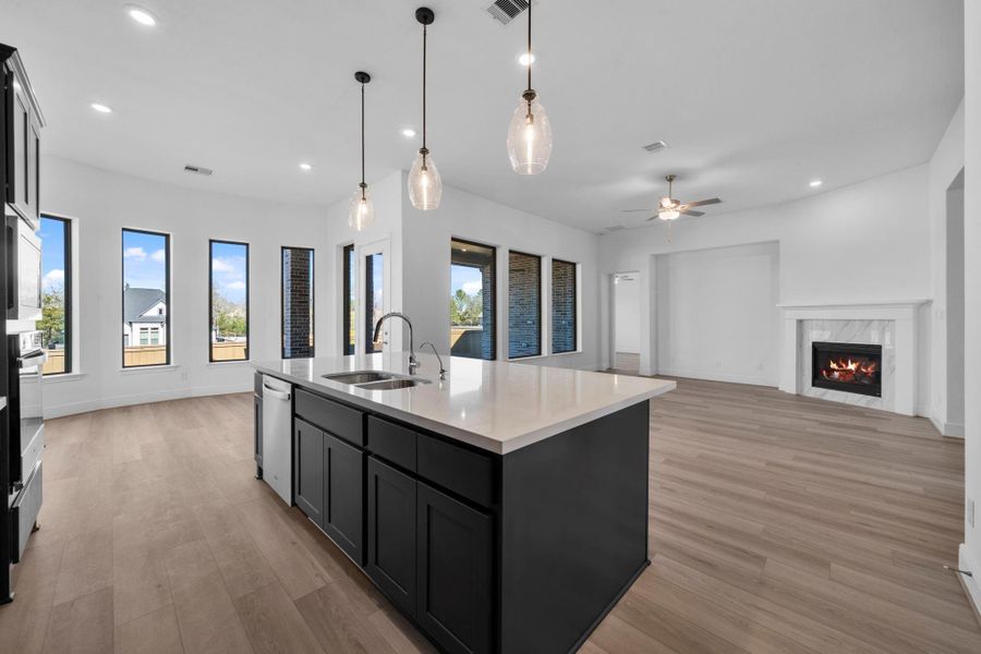 Furnished interior view inside a new home in Chambers Creek, Willis (Image 7).