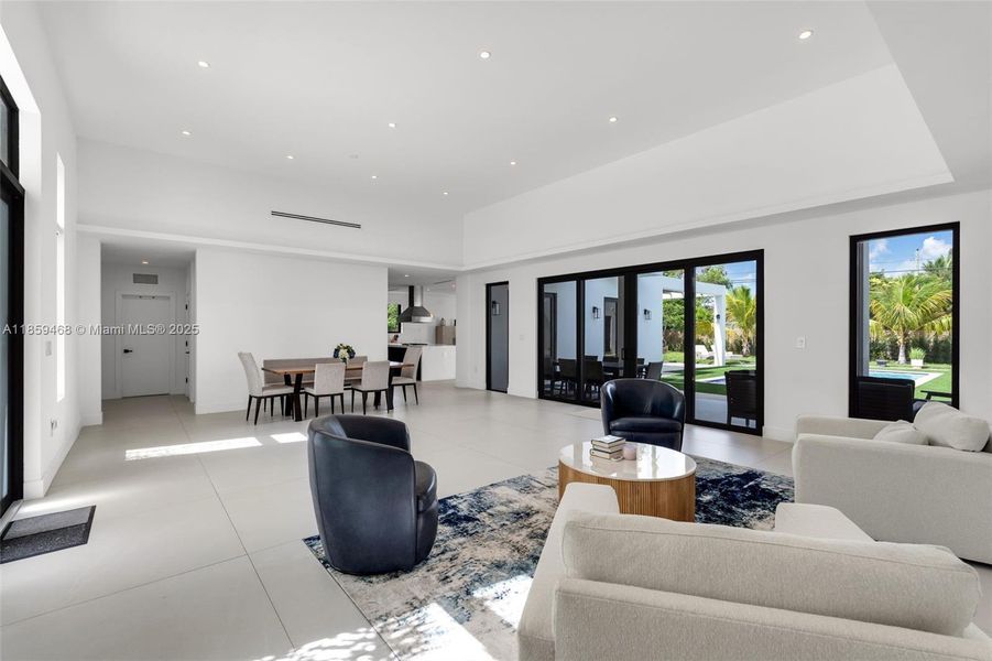 Furnished interior view inside a new home in , Miami (Image 32).