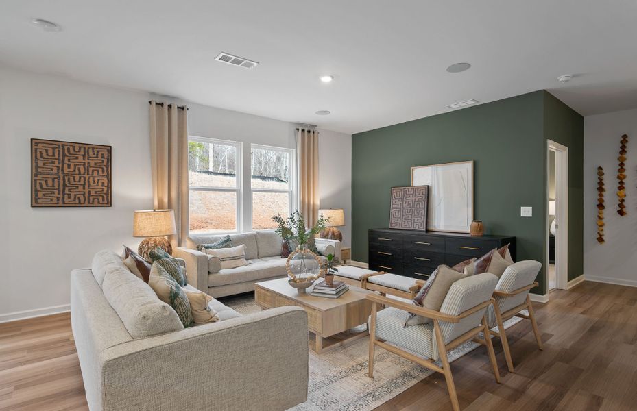Furnished interior view inside a new home in Avery Ridge, Gainesville (Image 17).