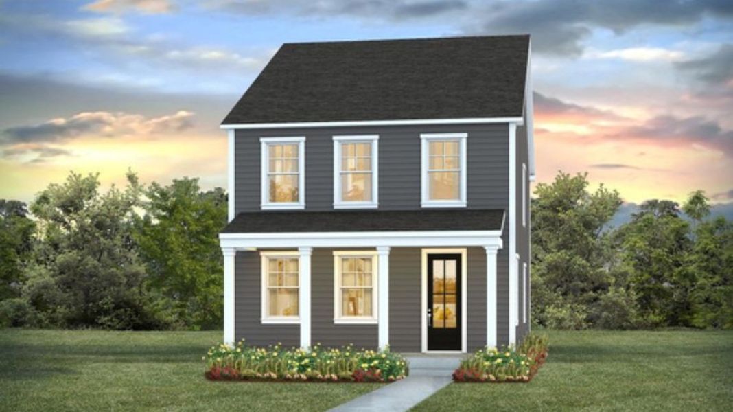 Representative exterior photo of a completed home built from the HABERSHAM by D.R. Horton in Rivers Reach, Yemassee, SC (Image 14).