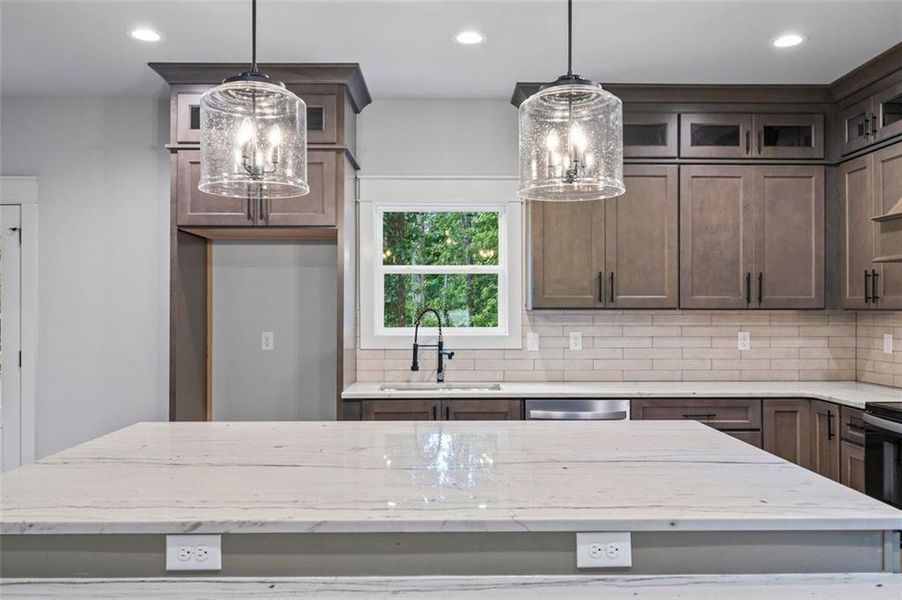 Furnished interior view inside a new home in , Monroe (Image 8).
