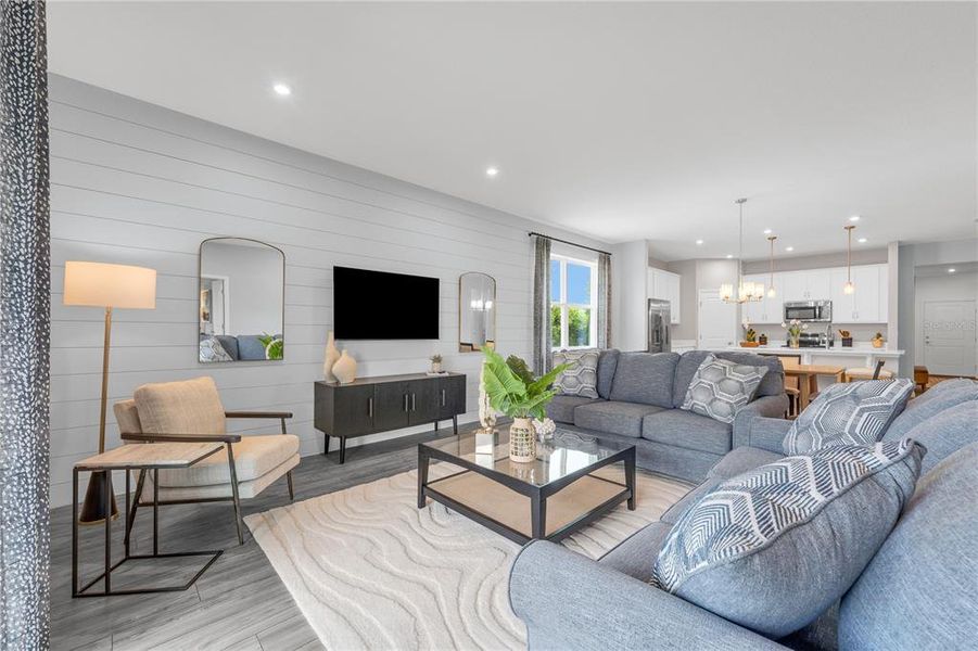 Furnished interior view inside a new home in Green Leaf, West Melbourne (Image 14).