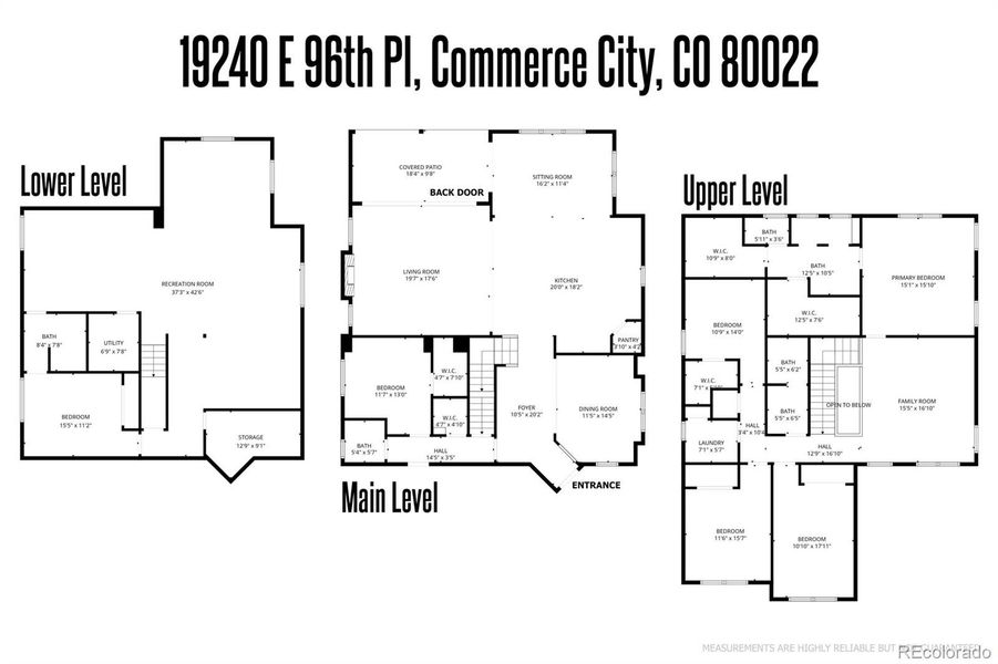 Floor plan for easy layout reference