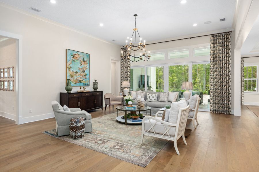 Representative furnished interior of a home built from the Avondale II by Riverside Homes in Hidden Creek at SilverLeaf, St. Augustine (Image 21). Representative furnished interior of a home built from the Avondale II by Riverside Homes in Hidden Creek at SilverLeaf, St. Augustine (Image 21).