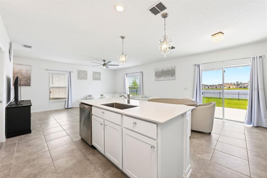 Furnished interior view inside a new home in Preserve at LPGA, Daytona Beach (Image 12). Furnished interior view inside a new home in Preserve at LPGA, Daytona Beach (Image 12).