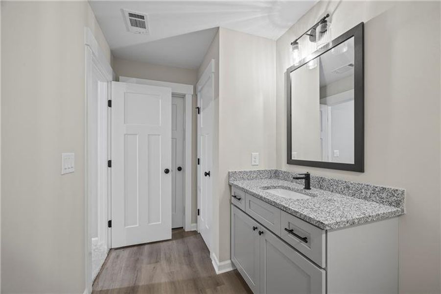 Furnished interior view inside a new home in , Toccoa (Image 16). Furnished interior view inside a new home in , Toccoa (Image 16).