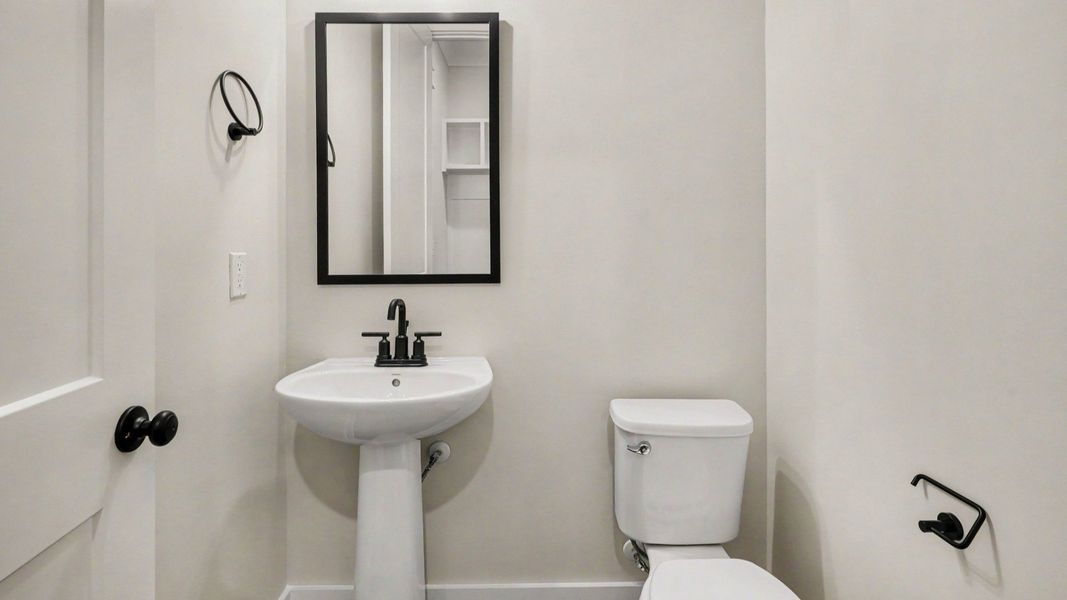 Spacious Powder Room Spacious Powder Room