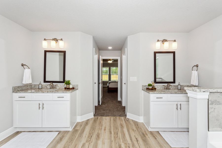 Representative furnished interior of a home built from the The Sapphire by Herbst Homes in Prosperity Point, Milton (Image 20).