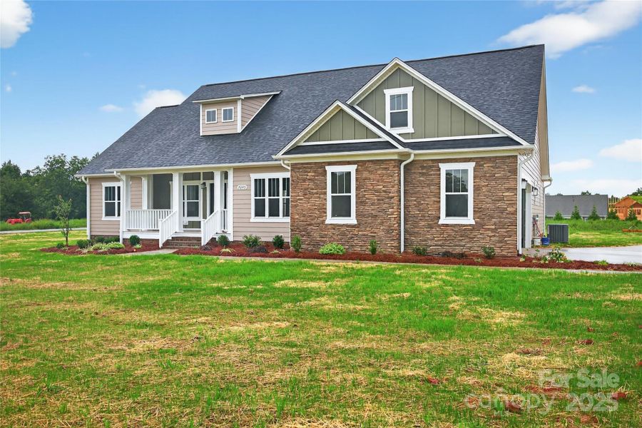 Front exterior of a new home in , Salisbury, NC, highlighting curb appeal (Image 23).