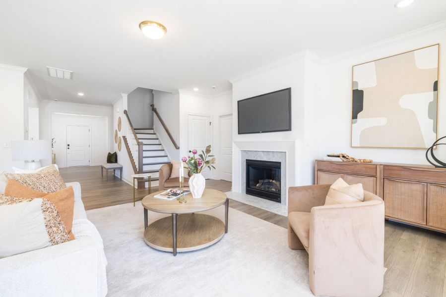 Furnished interior view inside a new home in Edgewater - Harbor Pointe, Lancaster (Image 10).