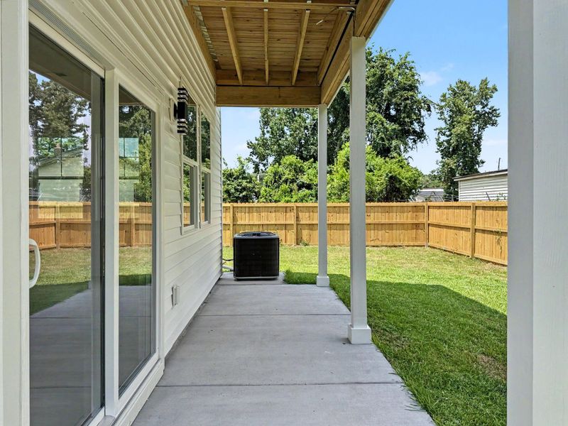 Exterior details and patio area of a home in , North Charleston (Image 25). Exterior details and patio area of a home in , North Charleston (Image 25).
