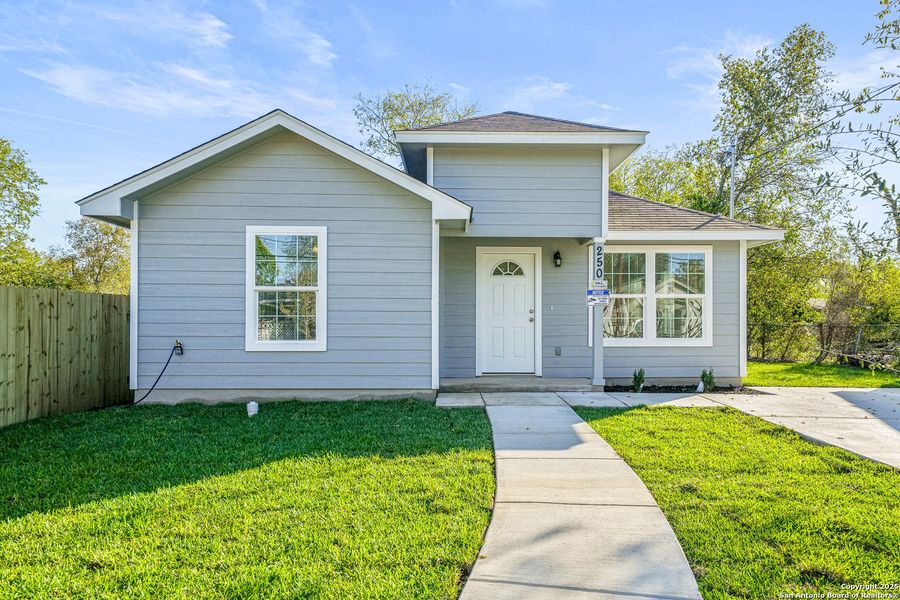 Front exterior of a new home in , San Antonio, TX, highlighting curb appeal (Image 2).
