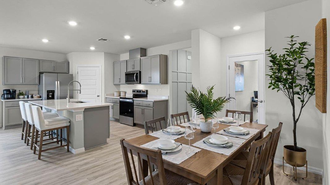 Representative furnished interior of a home built from the Lakeside by D.R. Horton in Lake Deer Estates, Poinciana (Image 8).