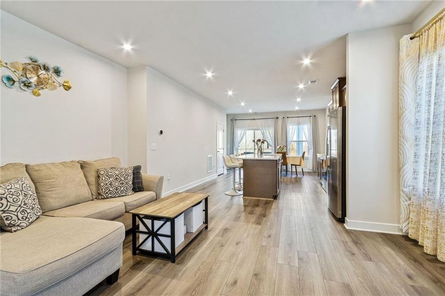 Furnished interior view inside a new home in , Hoschton (Image 9).