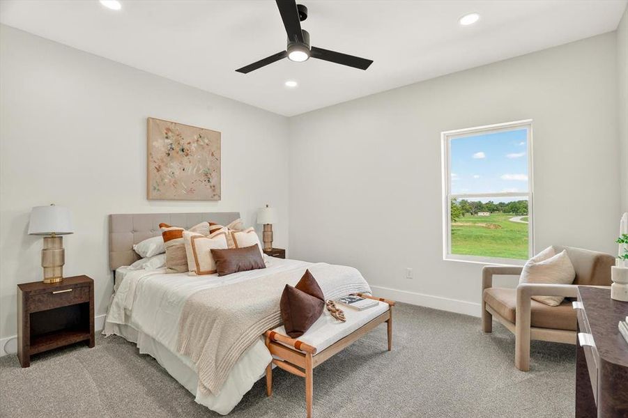 Furnished interior view inside a new home in , Weatherford (Image 30).