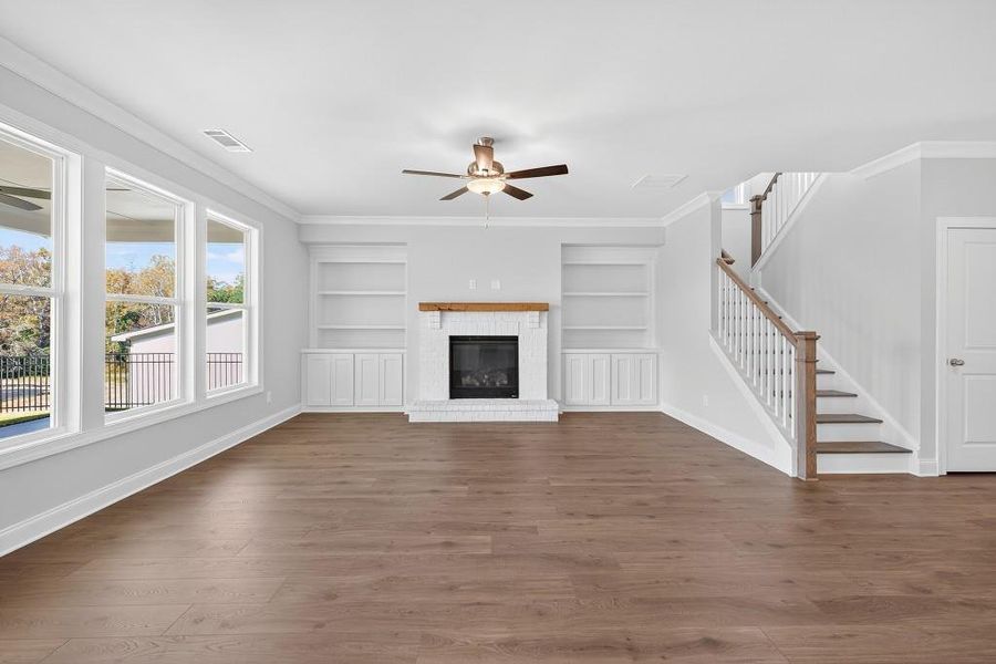 Spacious, unfurnished interior of a new home in Hemingway, Flowery Branch (Image 18).