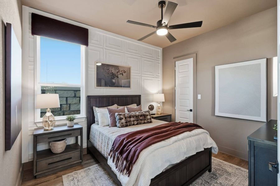 Furnished interior view inside a new home in Prominence, San Antonio (Image 10).