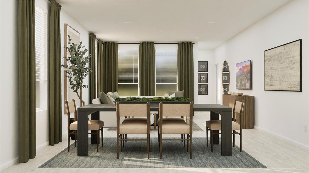Furnished interior view inside a new home in Synova, Crosby (Image 24).
